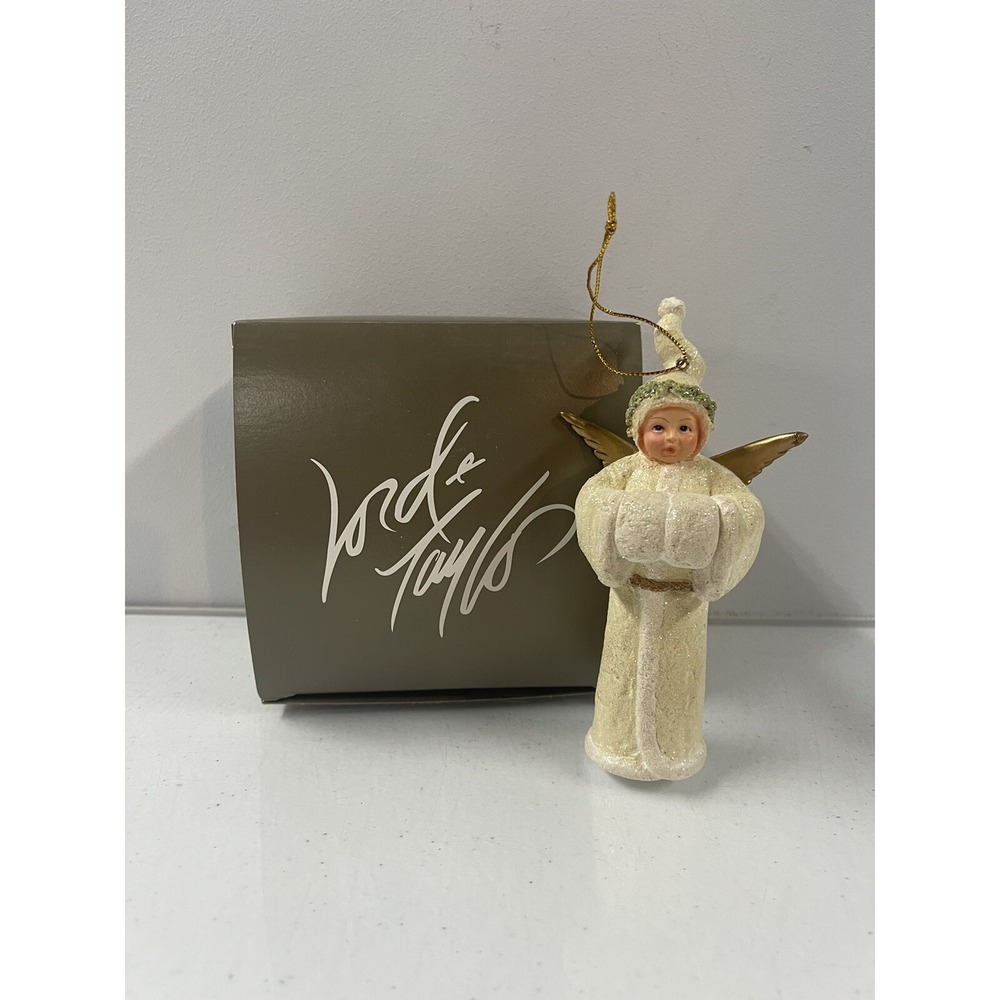 Lord & Taylor Christmas Ornament ANGEL 5.5" Decorative Design‎ 2003
